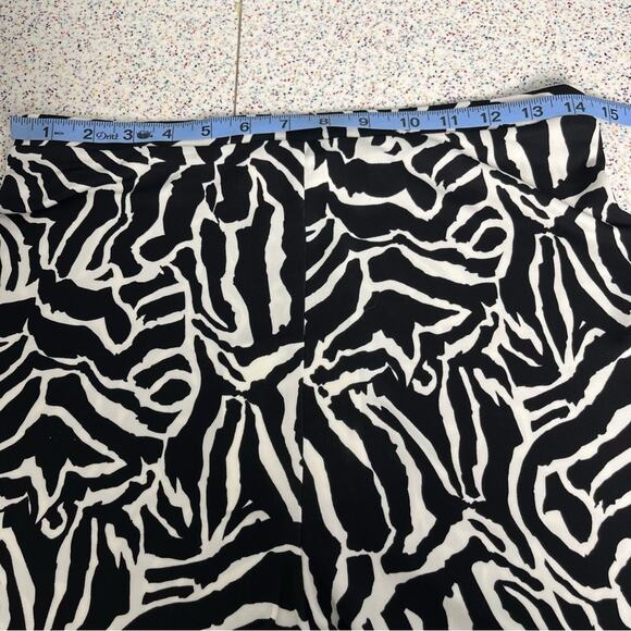 NWT Diane Von Furstenburg Capsian Jersey Pants March Tiger Women’s Size M - Picture 10 of 12